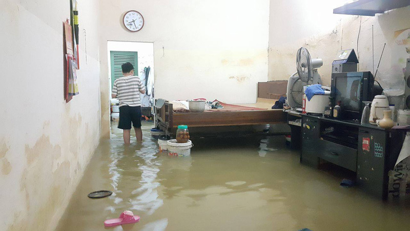 ngập nước mùa bão