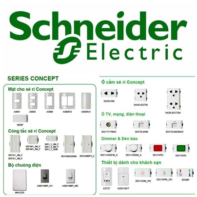 Ưu điểm của thiết bị điện Schneider