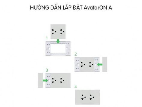 Cách đấu công tắc ổ cắm Avataron A - Hướng dẫn đầy đủ và chi tiết