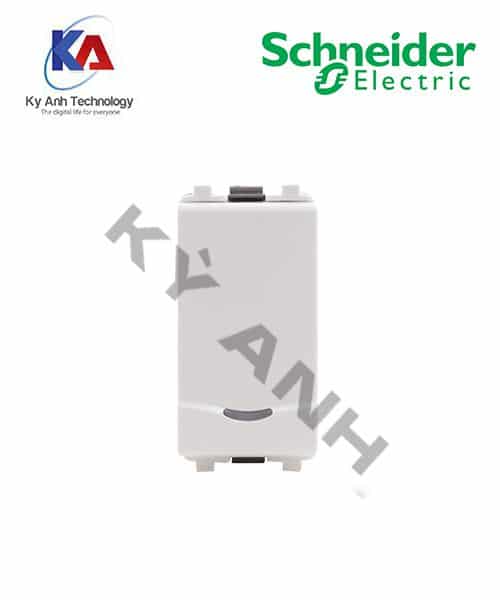 Công tắc 2 chiều có đèn báo cỡ nhỏ Schneider - Concept 3031_2_2M_F_G19