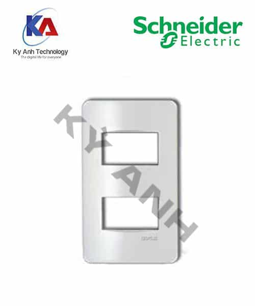 Mặt công tắc 2 thiết bị Schneider - Concept A3002-G19