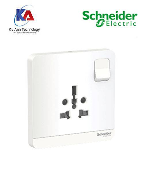 Ổ cắm đơn đa năng 16A E8315TS_WE_G19 AvatarOn Schneider