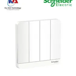 Công tắc bốn 2 chiều 16A E8334L2LED_WE_G19 AvatarOn Schneider