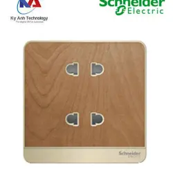 Ổ cắm đôi 2 chấu 10A E83426U2_WD_G19 AvatarOn Schneider