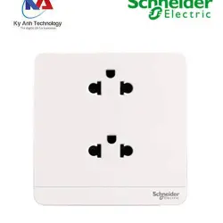 Ổ cắm đôi 3 chấu 16A E83426UES2_WE_G19 AvatarOn Schneider