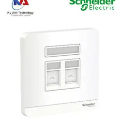 Bộ ổ cắm mạng data đôi E8332RJS5_WE_G19 AvatarOn Schneider