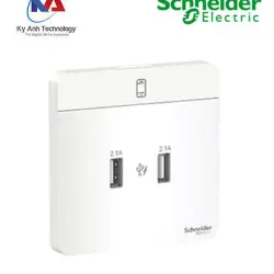 Bộ ổ sạc USB đôi 2.1A E8332USB_WE_G19 AvatarOn Schneider