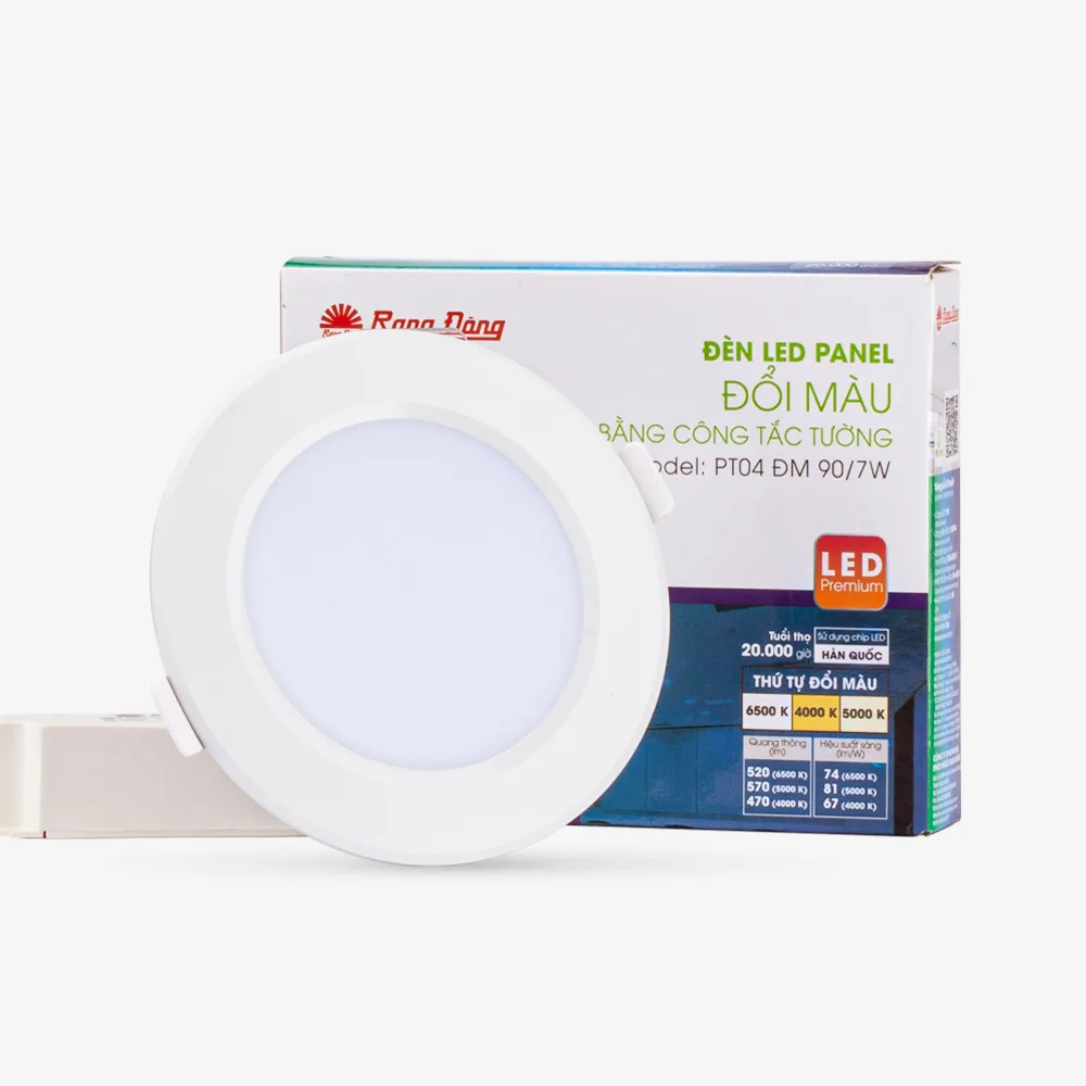 Đèn LED Downlight Rạng Đông 3 màu 90/7W |DAT10L