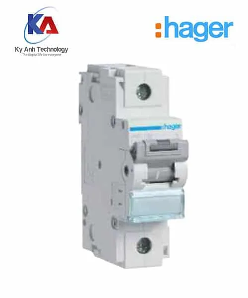 aptomat-hager-1p-mcb-10ka APTOMAT 1 PHA 80A MCB HAGER 10KA HLF180S - Thiết Bị Điện Kỳ Anh