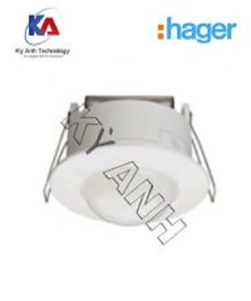 Cảm biến chuyển động âm trần Hager EE805 màu trắng