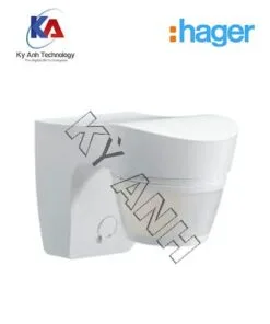 Cảm biến chuyển động gắn tường ngoài trời Hager EE830 màu trắng