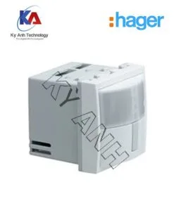 Cảm biến chuyển động gắn tường Hager WS051 màu trắng