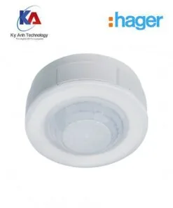 Cảm biến chuyển động âm trần tròn Hager EE804 màu trắng