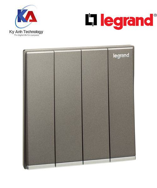 Công tắc bốn 2 chiều Galion Màu Dark silver – 282407-c3