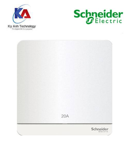 Công tắc đơn 2 cực 20A E8331D20N_WE_G19 AvatarOn Schneider