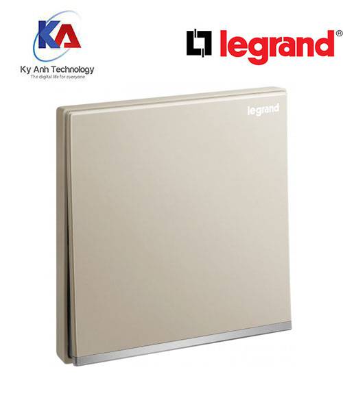 Công tắc đơn nhấn nhả (nút nhấn) Galion Màu champagne – 282410-c2