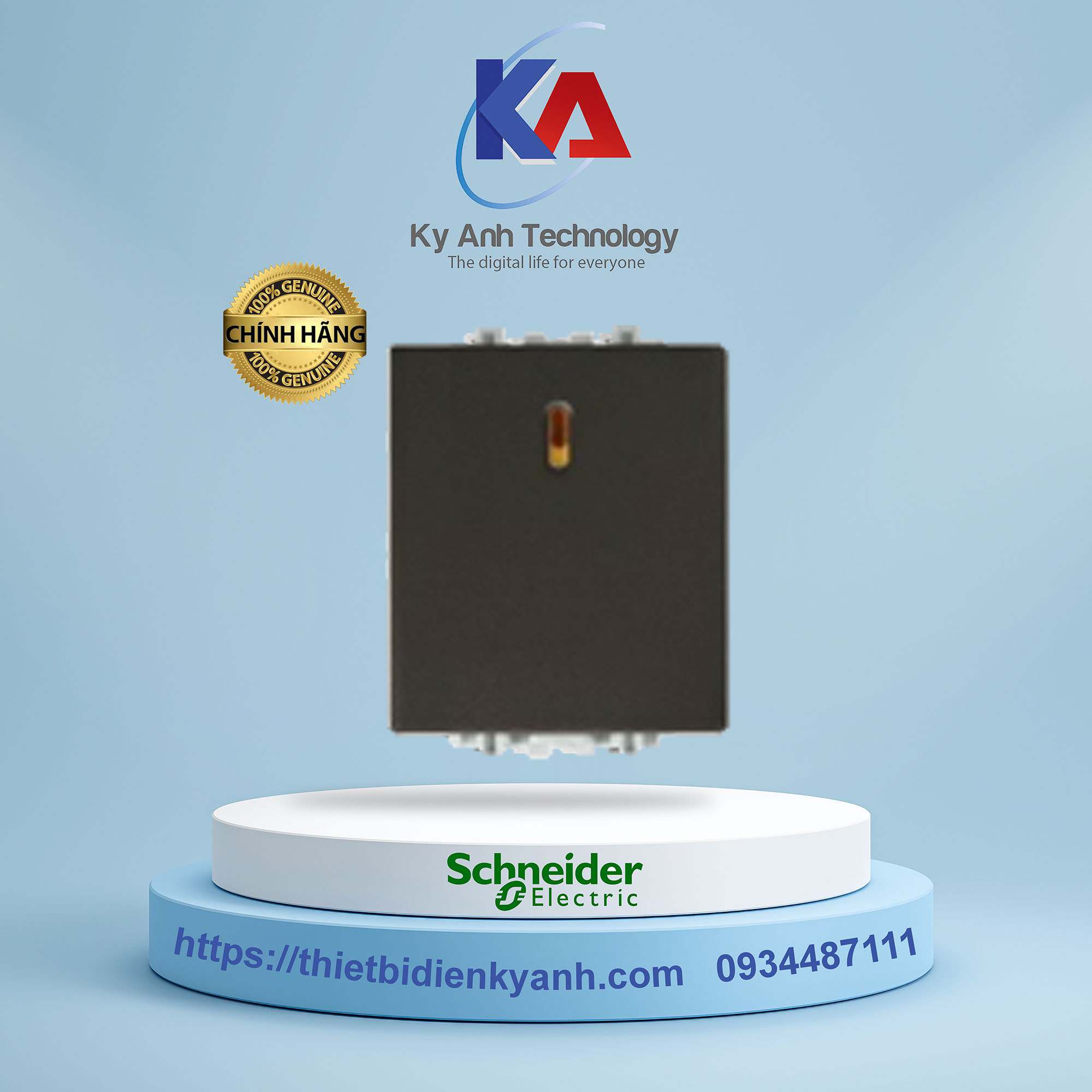 Công tắc 2 chiều size M 8431M_2_BZ_G19 Màu đồng