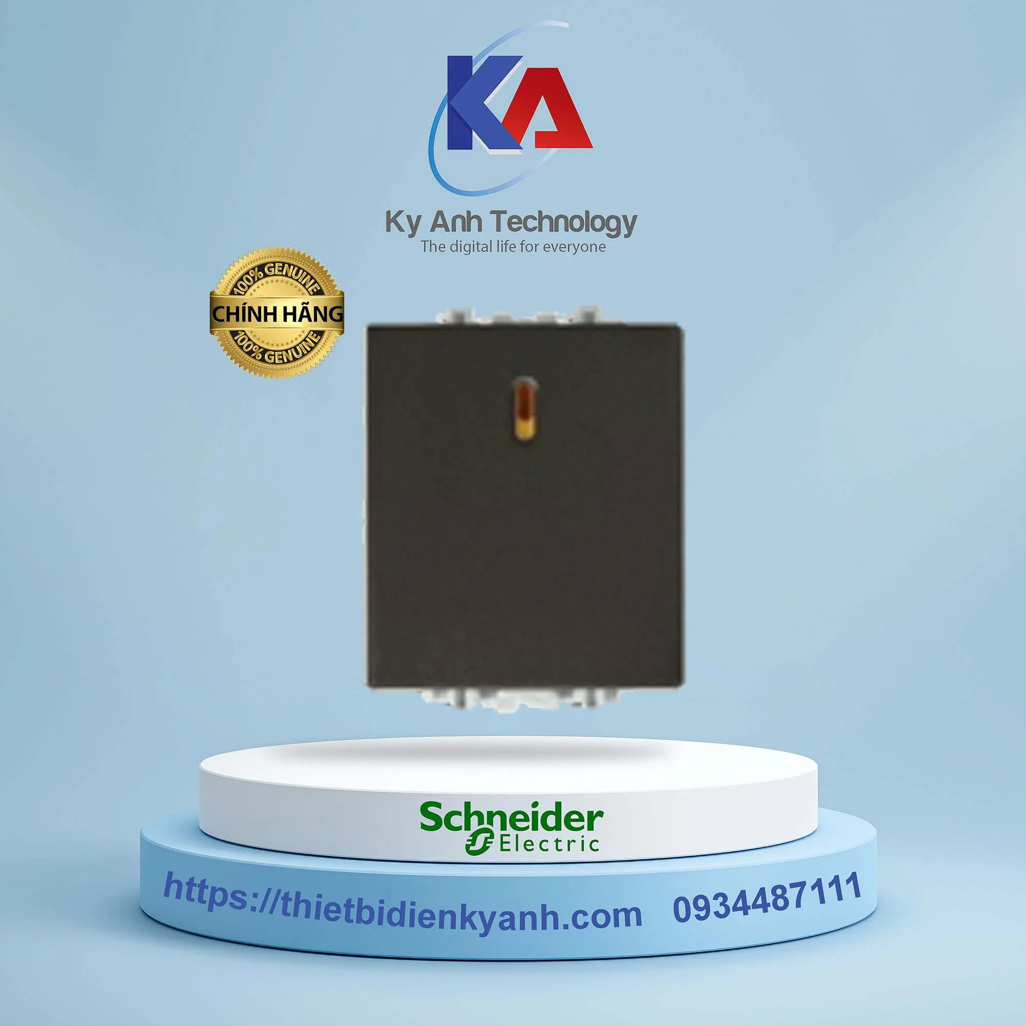 Công tắc 2 chiều size M 8431M_2_BZ_G19 Màu đồng
