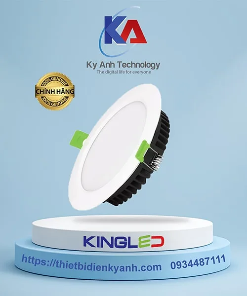 Đèn LED âm trần 9W/D110 KingEco EC-DL-9SS-T138