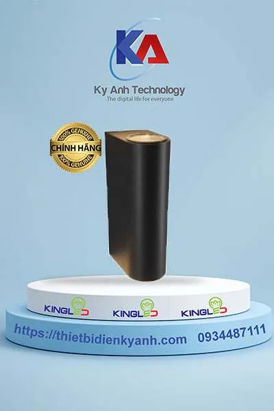 Đèn Led gắn tường ngoài trời 14W Kingled LWA0148B-BK