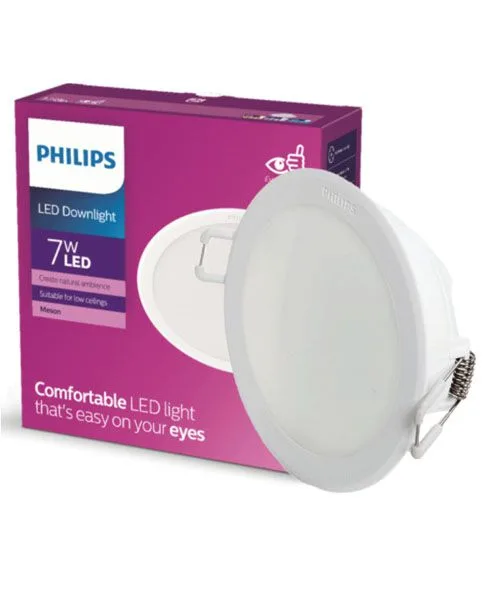 Đèn Downlight âm trần tròn Meson 090 7W Philips 59445