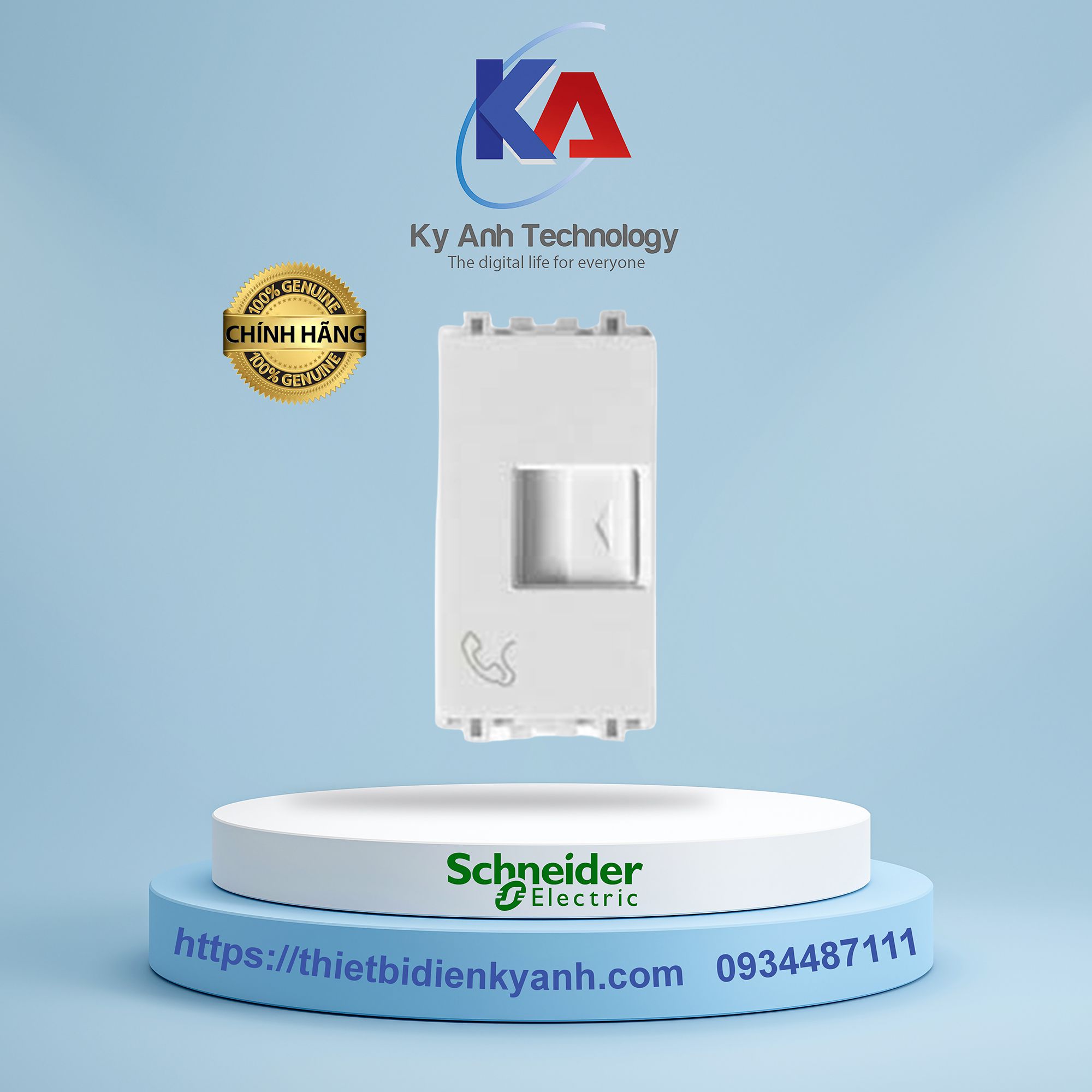 Ổ mạng cat6 Schneider Zencelo A size S 8431SRJ6_WE_G19