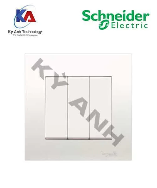 Công tắc ba 1 chiều Schneider Vivace màu trắng KB33_1_WE