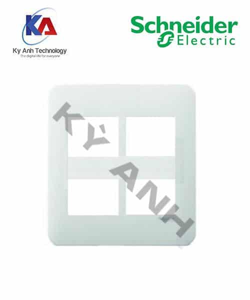Mặt công tắc 4 thiết bị Schneider - Concept A3004T2-G19