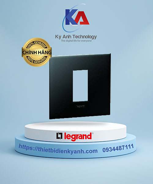 Mặt che vuông nhựa Graphite Arteor 1M - 575202