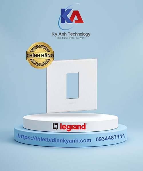 Mặt che chữ nhật nhựa trắng Arteor 1M - 575220