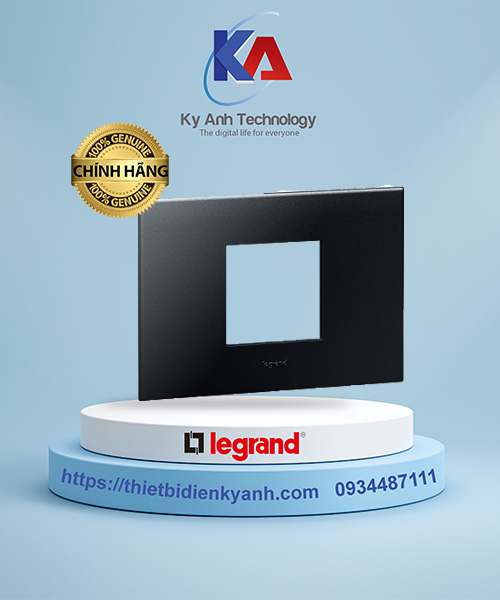 Mặt che chữ nhật nhựa Graphite Arteor 2M - 575232