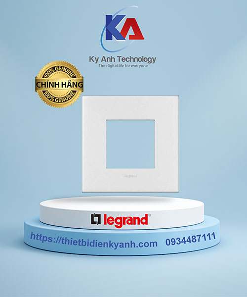 Mặt che vuông nhựa trắng Arteor 2M - 575210