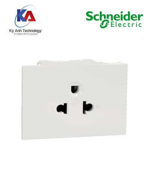 Ổ cắm đơn 3 chấu 16A, size 2S AvatarOn A M3T426UST_WE