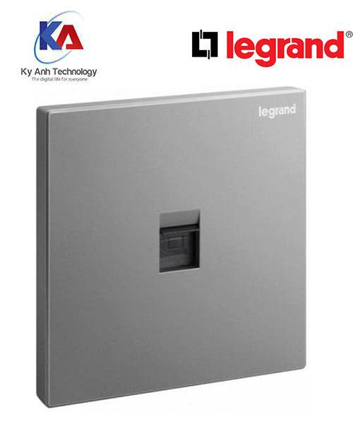 Ổ cắm mạng RJ45 Cat.6 Galion Màu Dark silver 282461-c3