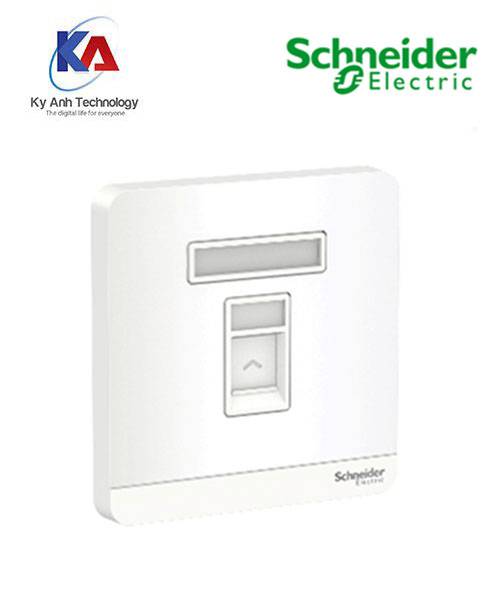 Bộ ổ cắm điện thoại đơn E8331RJS4_WE_G19 AvatarOn Schneider