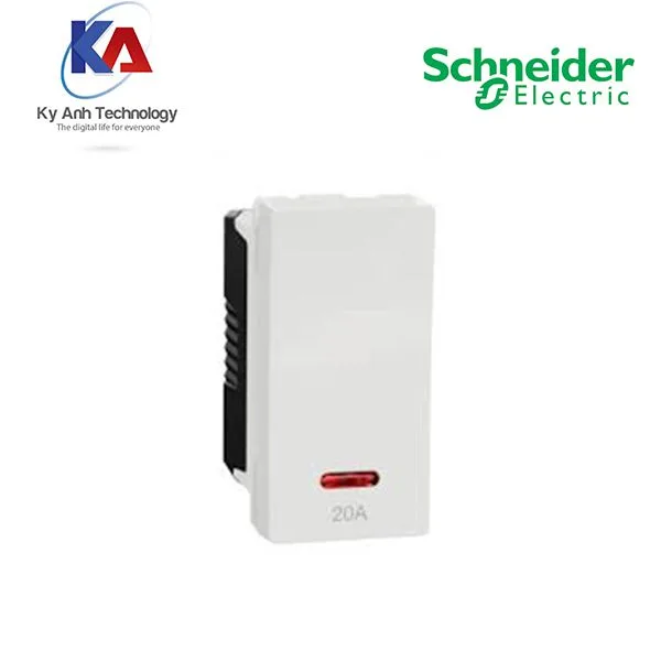 Công tắc 20A, size S Miluz E M3TS31_D20L_WE - Thiết Bị Điện Kỳ Anh