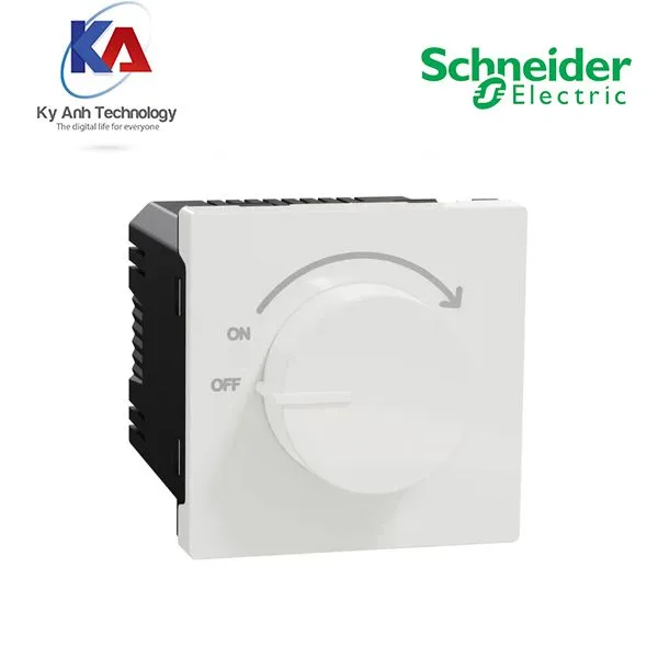 Công tắc điều chỉnh độ sáng với núm xoay có On/Off, size 2S Miluz E M3TSDM_WE - Thiết Bị Điện Kỳ Anh