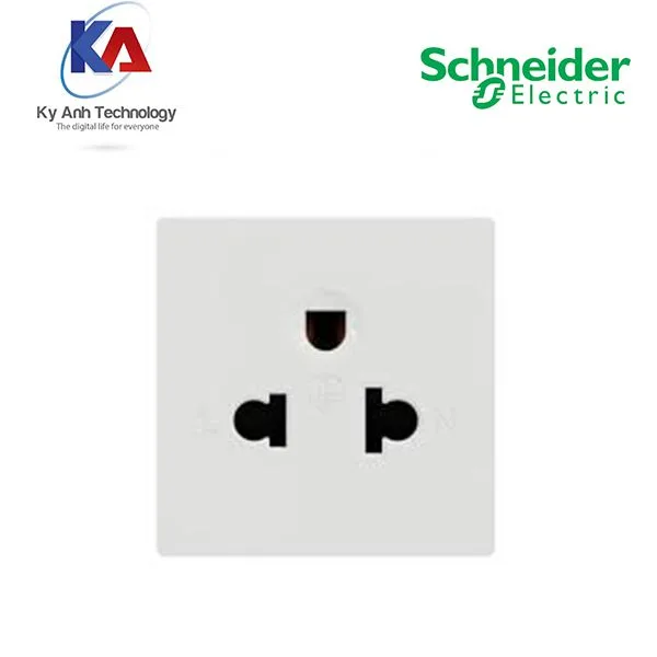 Ổ cắm đơn 3 chấu 16A, size 2S M3TS426UST_WE Ổ cắm đơn 3 chấu 16A, size 2S Miluz E M3TS426UST_WE - Thiết Bị Điện Kỳ Anh