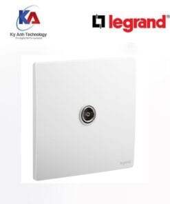 Ổ cắm mạng tivi (TV) đơn Legrand Mallia Senses màu trắng 281151MW