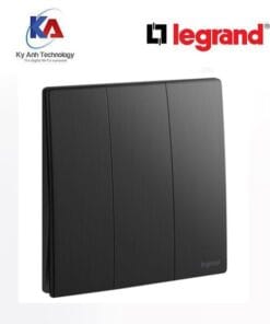 Công tắc ba 1 chiều Legrand Mallia Senses màu đen