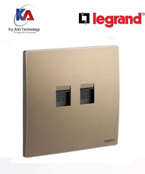 o-cam-mang-doi-malia-senses-mau-vang-dong Ổ cắm mạng đôi (2x RJ45) Legrand Mallia Senses màu vàng đồng