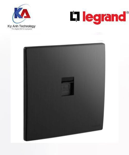 o-cam-mang-don-malia-senses-mau-den Ổ cắm mạng đơn (RJ45) Legrand Mallia Senses màu đen