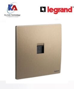 Ổ cắm mạng đơn (RJ45) Legrand Mallia Senses màu vàng đồng