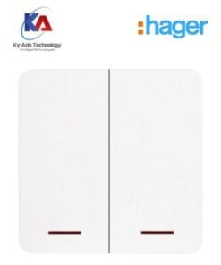 Công tắc điều khiển đôi 2 cực 20A có đèn LED Hager Dream
