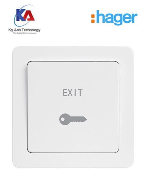 nut-exit Công tắc Exit 10A Hager Inspire WGCL111E - Thiết Bị Điện Kỳ Anh