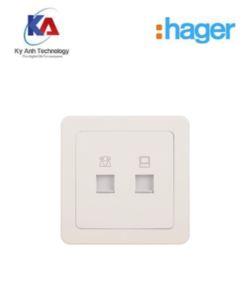 o-cam-thoai-mang Ổ cắm điện thoại RJ11 + mạng RJ45 Cat 5e Hager Inspire WGCT2RJRJ5 - Thiết Bị Điện Kỳ Anh
