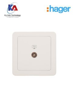 Ổ cắm tivi đồng trục Hager Inspire WGCT1TV