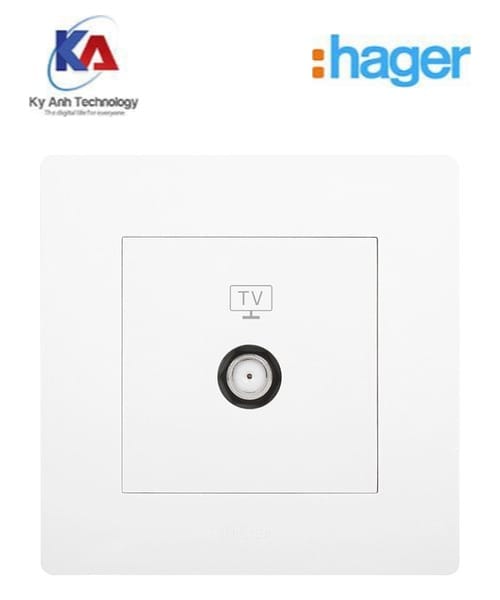 o-cam-tv-f Ổ cắm ti vi kiểu F Hager Dream
