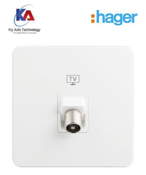 o-cam-tv Ổ cắm ti vi đồng trục Hager Dream
